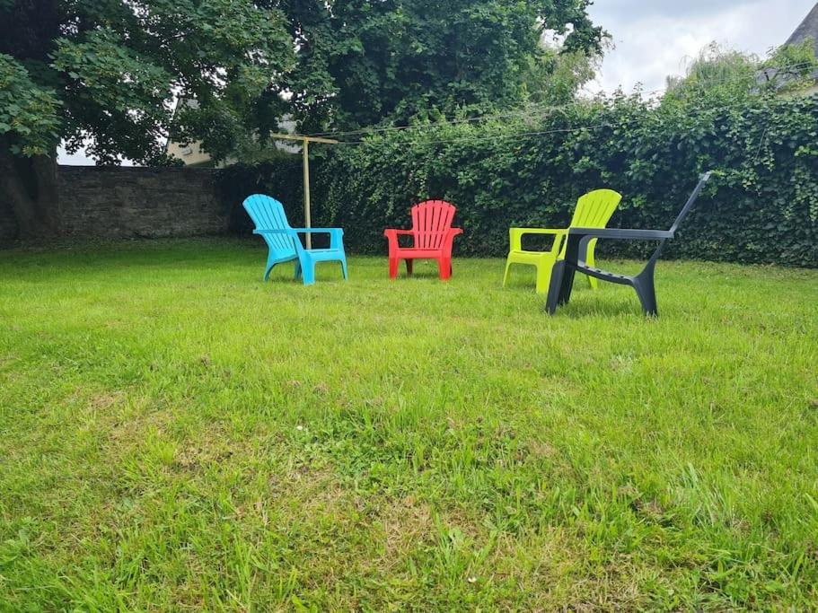 Joli Appartement Cosy Avec Jardin Lanvallay Екстериор снимка